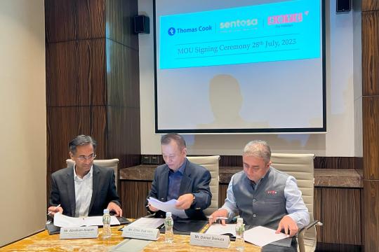 Thomas Cook India & SOTC Travel Ink MOU with Sentosa Development Corporation