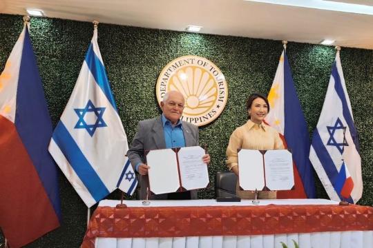 Israel & Philippines strengthen tourism ties by signing MoU