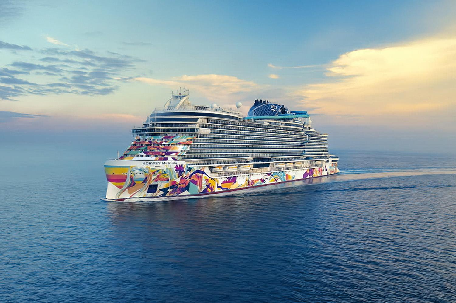 Norwegian Aqua welcomes 2,000 guests aboard ahead of April voyage