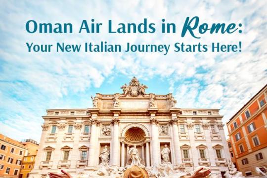 Oman Air launches new route to Rome