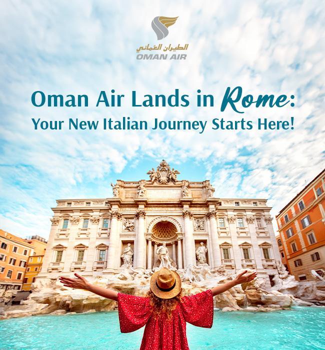 Oman Air launches new route to Rome