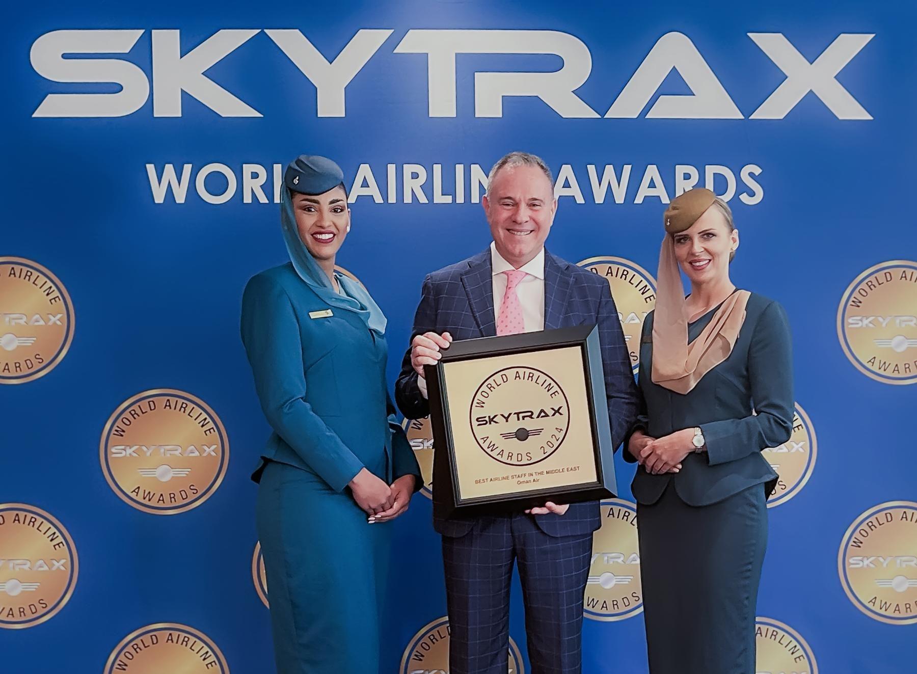 Oman Air recognized for Best Airline Staff in the Middle East