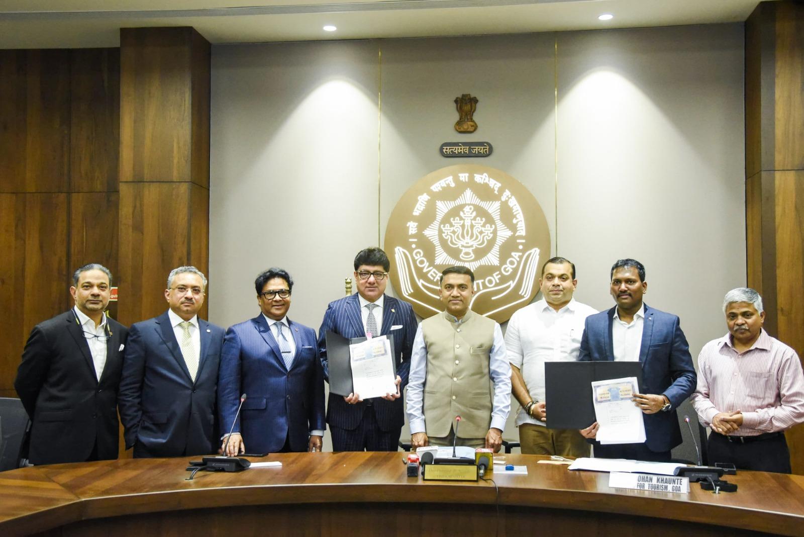 Goa CM Sawant & Tourism Minister sign supplemental lease deed with IHCL Taj Hotels