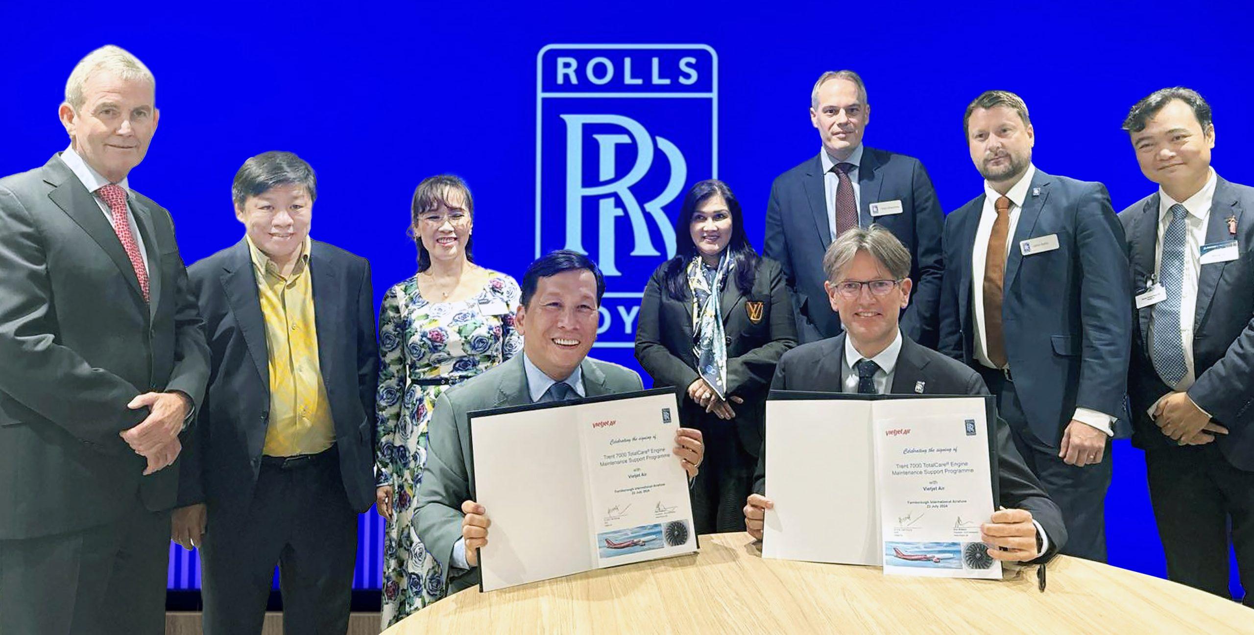 Vietjet expands strategic partnerships with Rolls-Royce & Lufthansa Technik at 2024 Farnborough Airshow