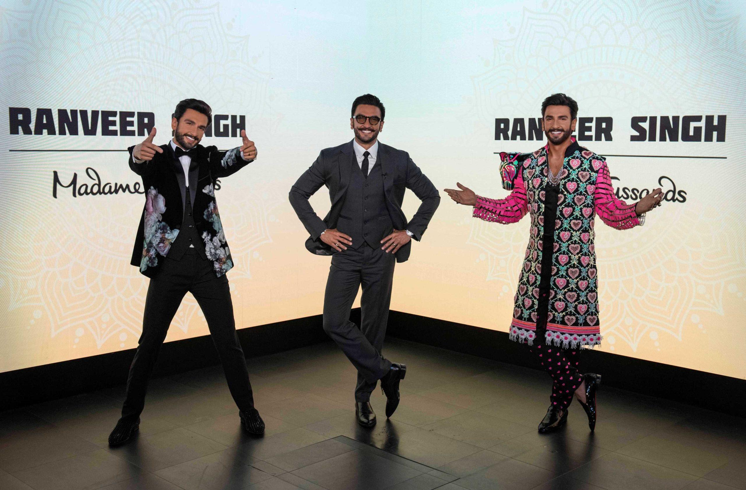Bollywood Icon Ranveer Singh Arrives at Madame Tussauds in London and Singapore