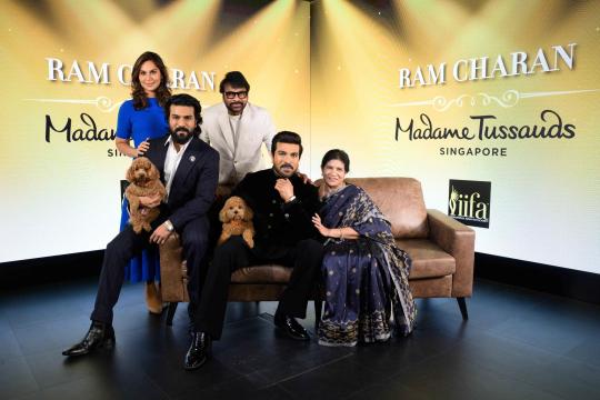 Madame Tussauds Singapore unveils Ram Charan’s first wax statue
