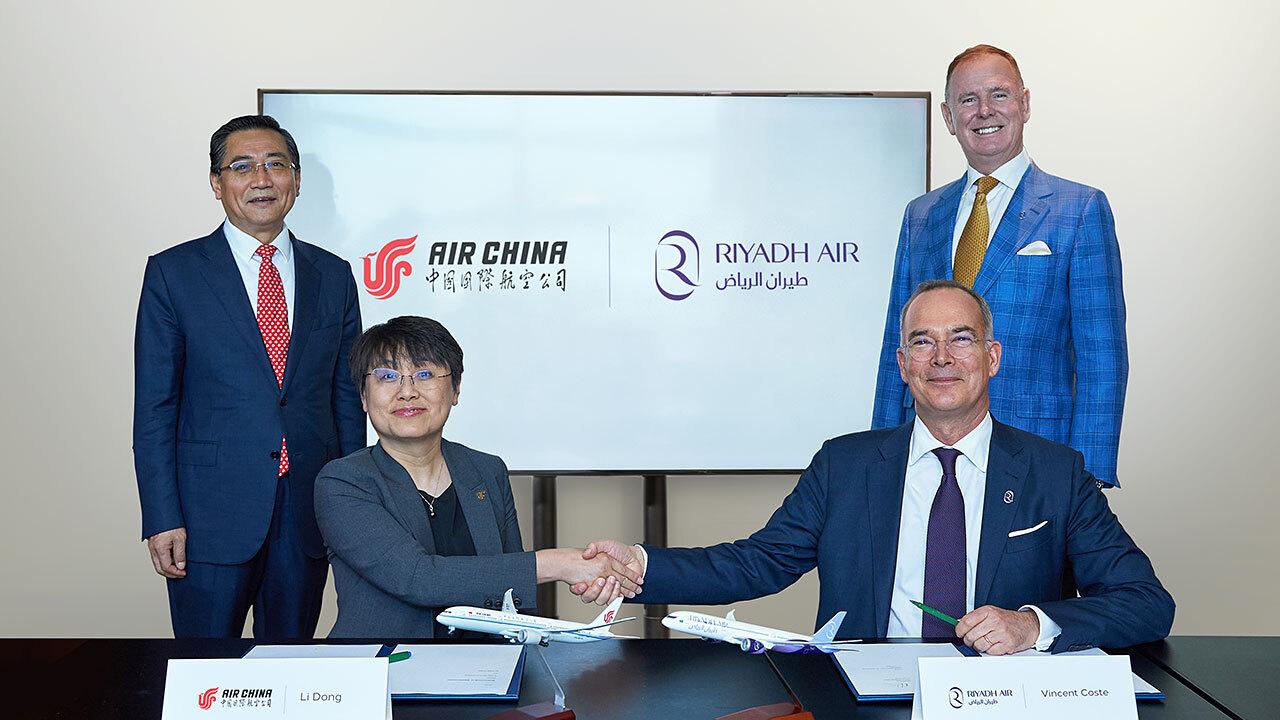 Riyadh Air join forces with Air China
