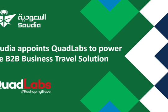 Saudia appoints QuadLabs to power the B2B business travel solution