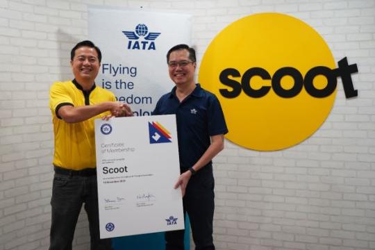 Scoot Gets IATA Membership