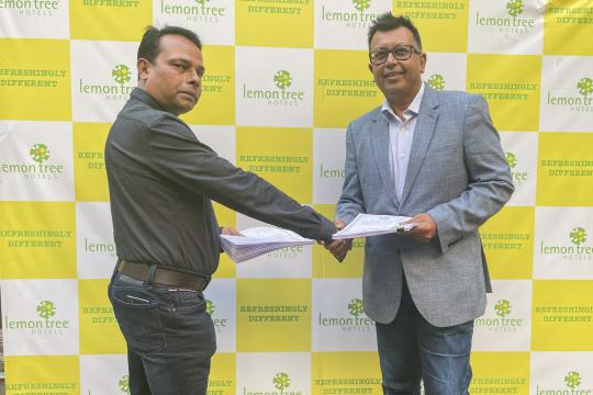 Lemon Tree Hotels Signs A New Hotel In Tezpur, Assam