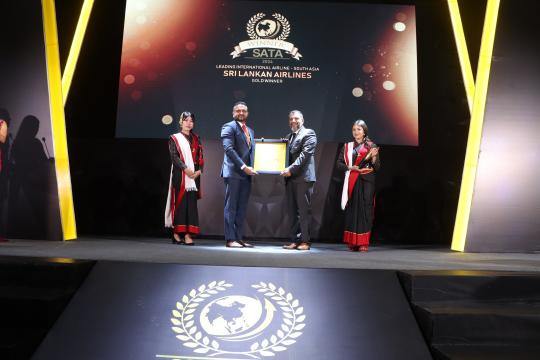 SriLankan named as ‘Leading International Airline’ in South Asia at SATA 2024