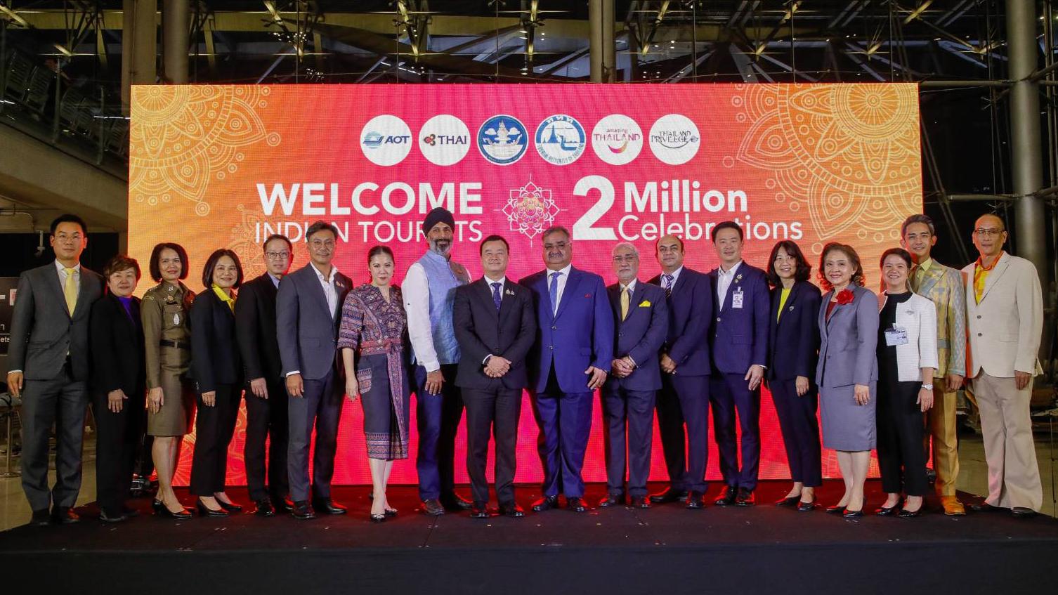 Thailand welcomes the 2000000th Indian tourist of 2024