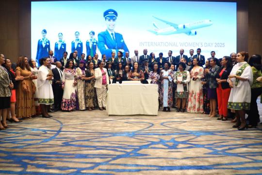 Ethiopian Airline operates all women functioned flights to six destinations